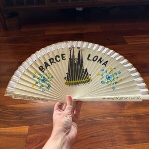 Barcelona Decorative Hand Fan